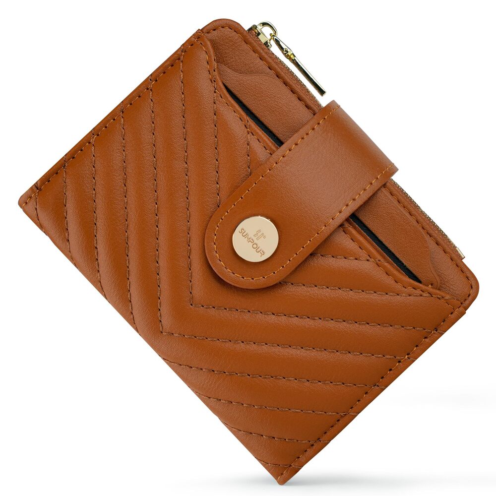 4456 Small Wallet,Slim Bifold Leather Wallet RFID Card Holder Compact